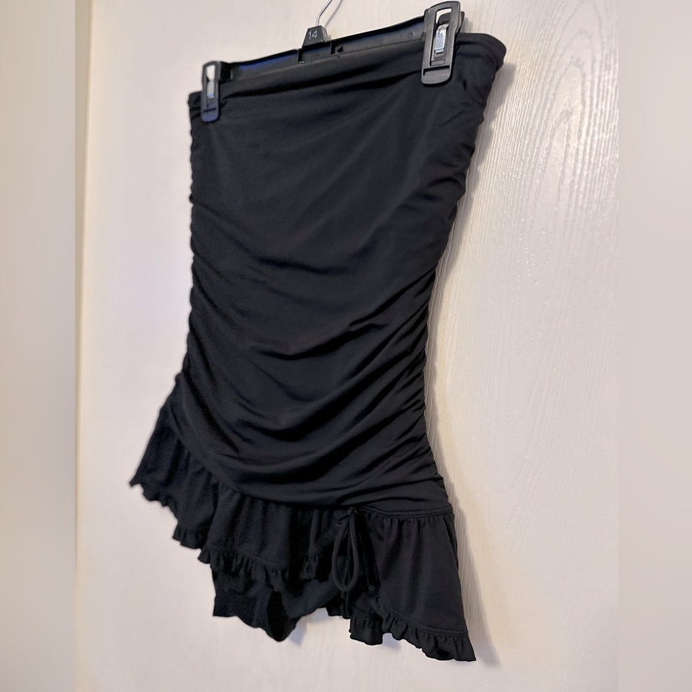 Coco Rave Black One Piece Ruffled One Piece Bathing Suit 34D